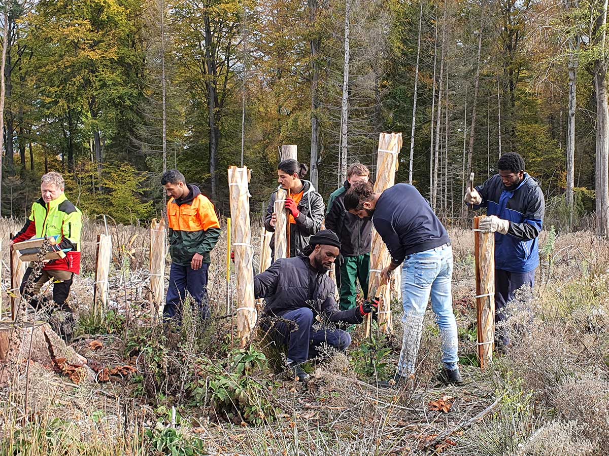 Durch gemeinntzige Arbeit wird den Asylbewerbern die Integration erleichtert. (Foto: VG Hachenburg)