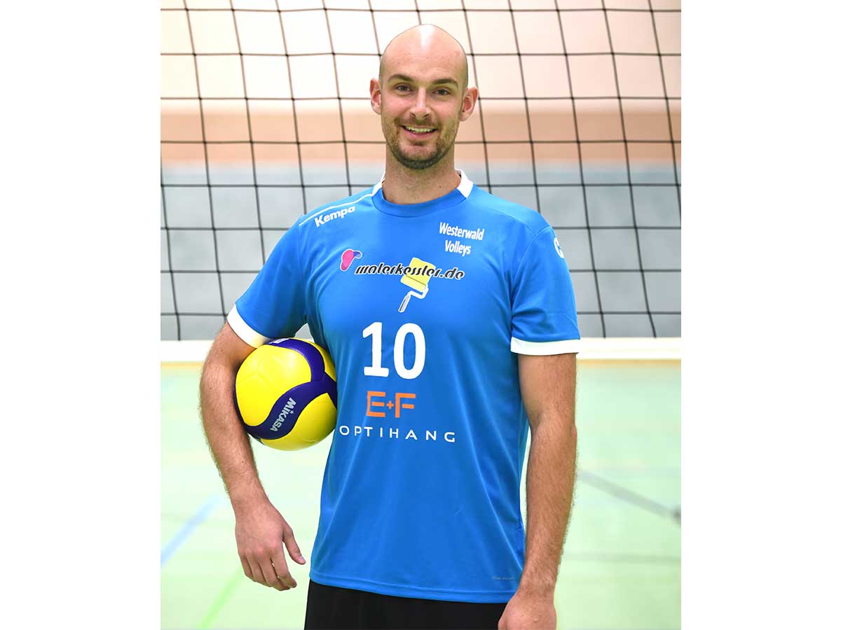 Davic Meder mit starker Vorstellung wurde zum tagesbesten Spieler gewhlt. (Foto: Westerwald Volleys)