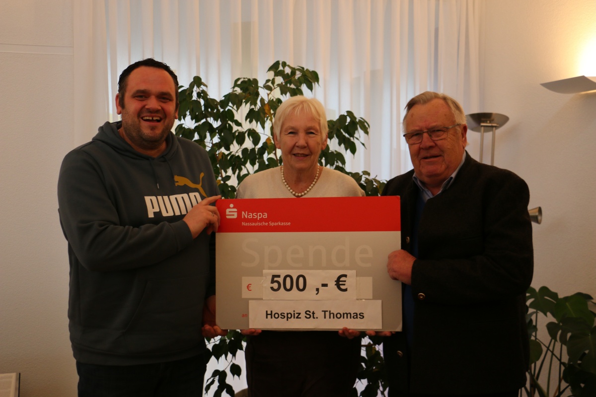 Spendenbergabe des VDKs an das Hospiz St. Thomas in Dernbach (Foto: DGKK)