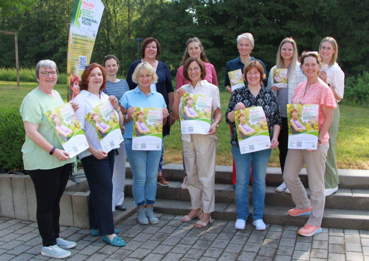 Die Kampagne "Frauen vorne dabei" ist gestartet. (Foto: Kreisverwaltung / Carolin Faller)
