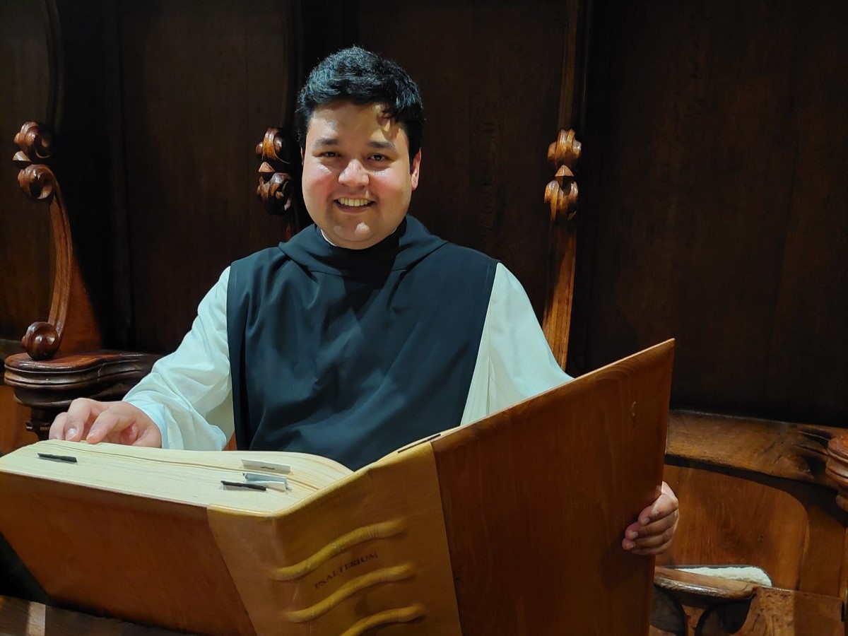 Frater Augustinus wird zum Priester geweiht (Foto: Matthias Schneider)