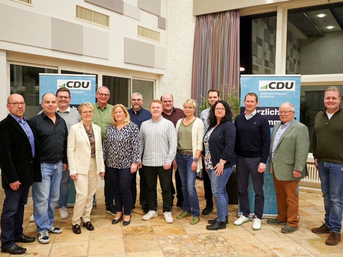 CDU Rennerod gibt ihre Stadtratsliste fr die Kommunalwahl 2024 bekannt
