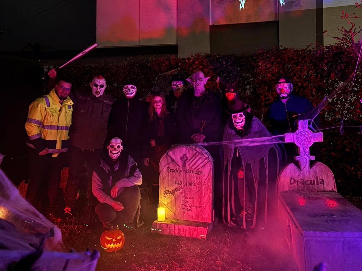 Mit Herzblut und Kreativitt kreiert Rzeznik ein Halloween-Spektakel (Fotos: Andre Salewsky)