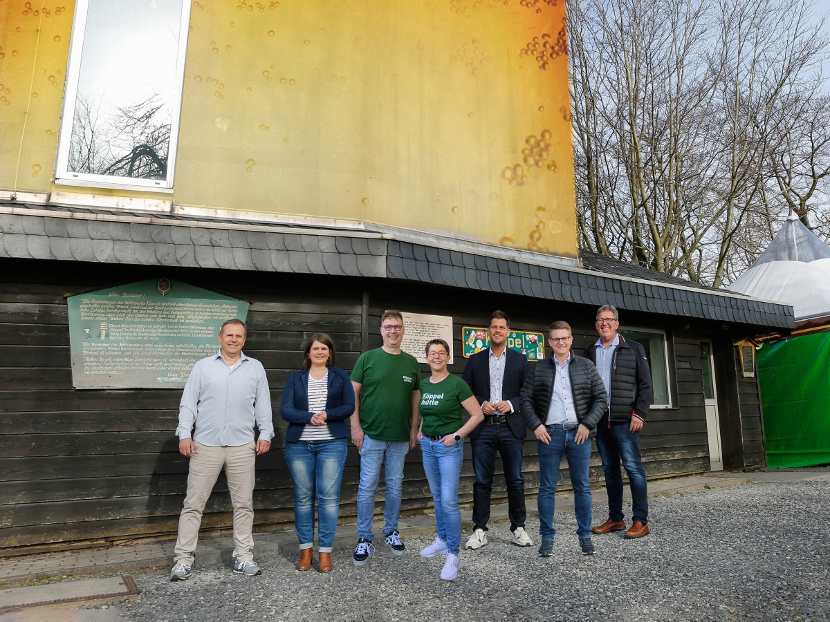 Startschuss fr Bauvorhaben gefallen: Aussichtsturm Kppel erhlt neue Fassade