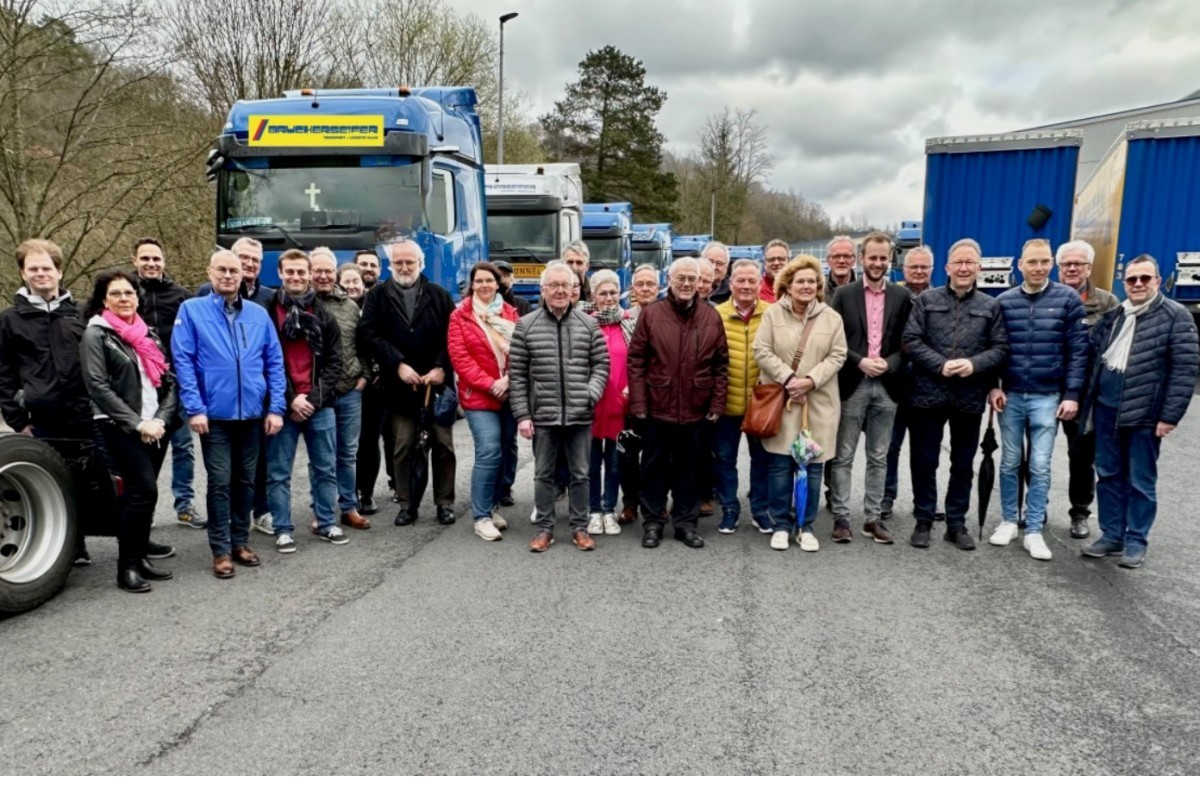 Regionale Wirtschaft im Wandel  CDU Wisserland besucht heimischen Speditionsbetrieb