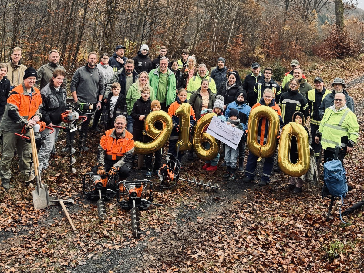 Beeindruckend: Wller Helfen e. V. erreicht Meilenstein mit 91.600 Bumen 