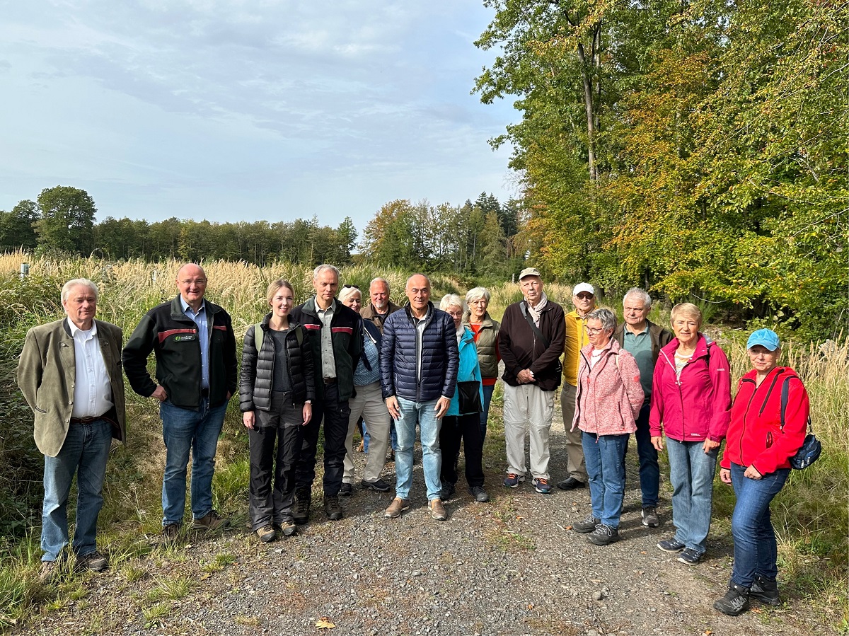 Ellen Demuth: Waldbegehung mit Frstern - Groe Herausforderungen fr Wald und Menschen
