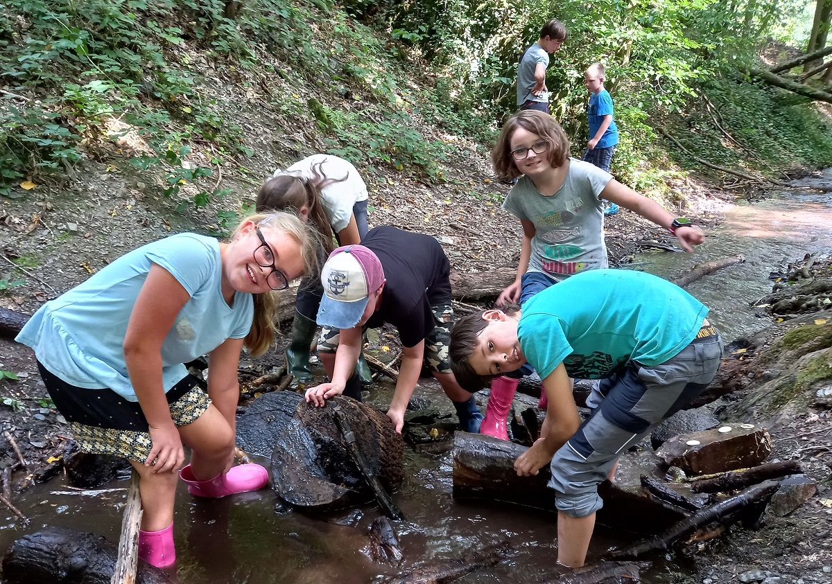 Die Kinder hatten sichtlich Spa bei den Walderlebnistagen. (Foto: privat)