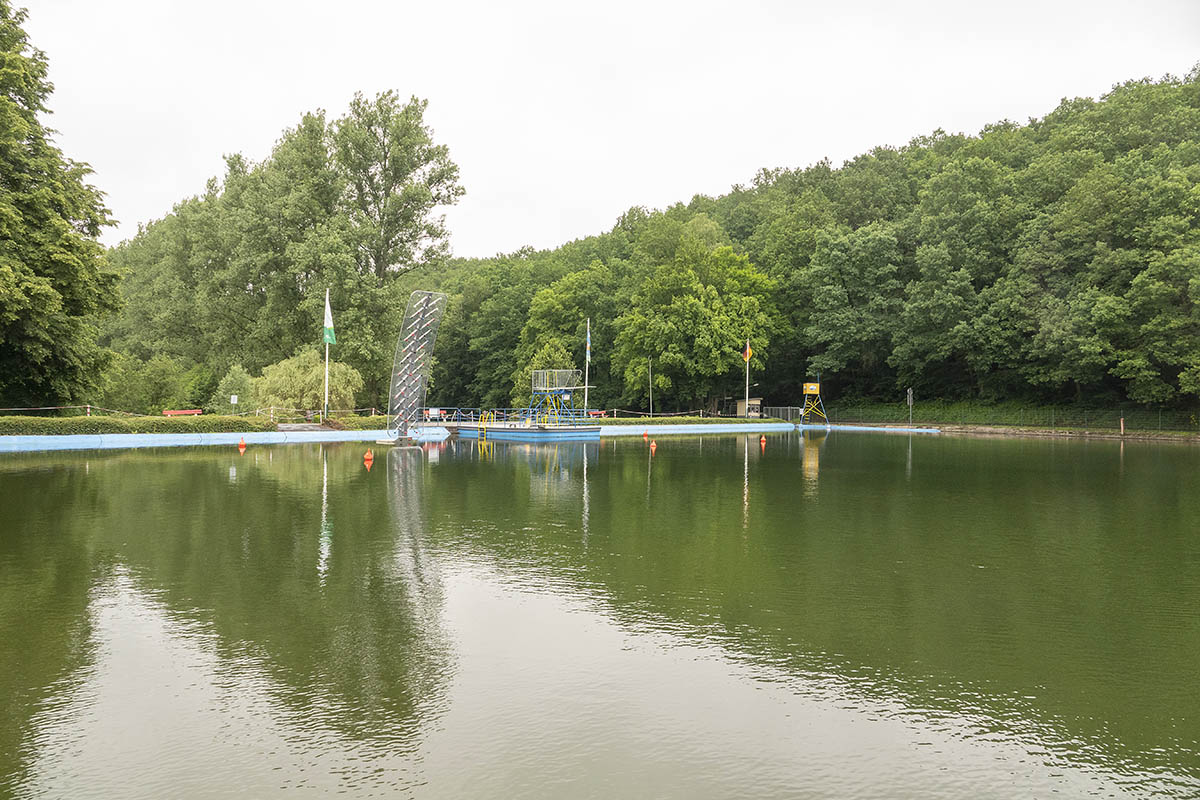 Eine besondere Attraktion: Waldschwimmbad Thalhausermhle