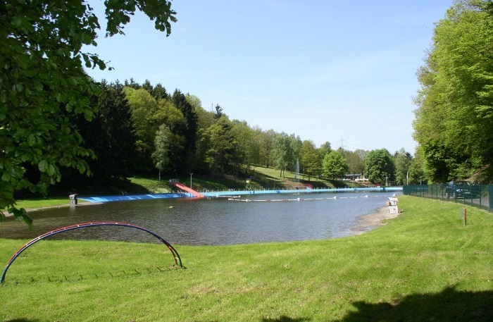 Waldschwimmbad in Hamm: Wasserratten mssen sich gedulden