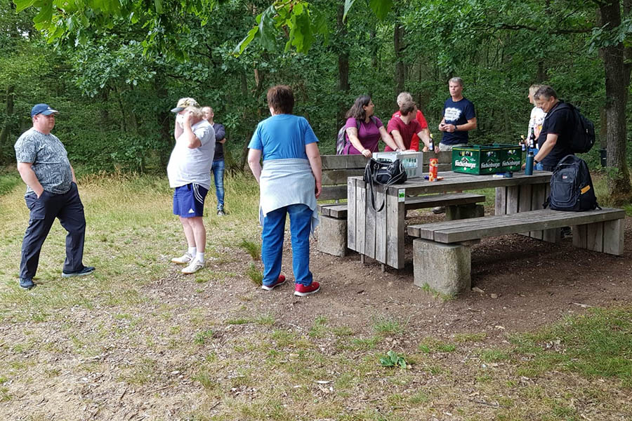 Kreisvorstand Fuballkreis Westerwald/Sieg unternahm Sommerwanderung