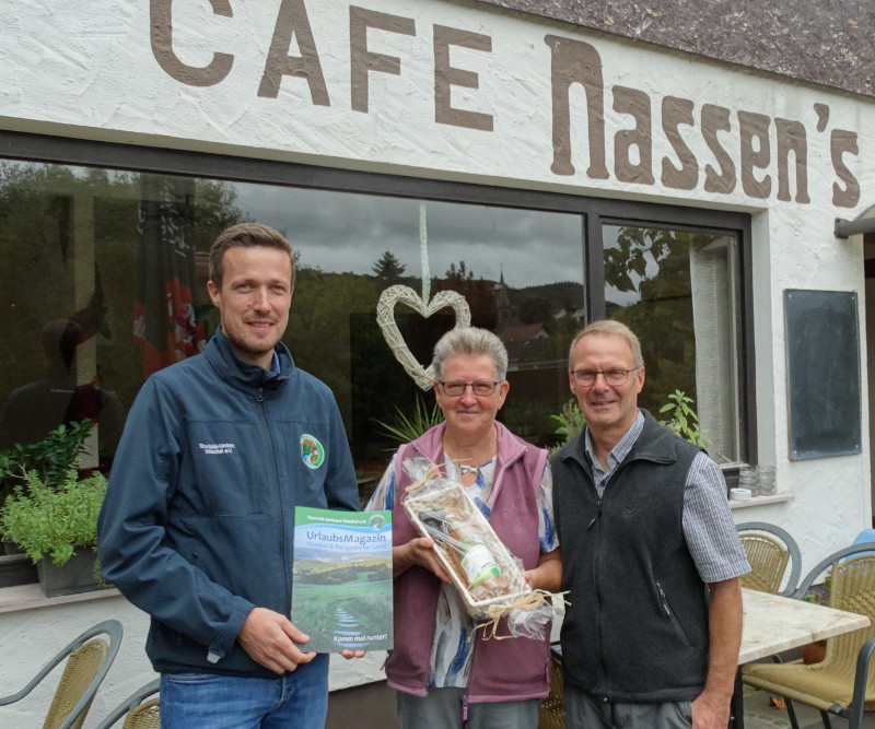Christine und Luc Vuylsteke aus Ingelmunster in Flandern waren zum 20. Mal in Waldbreitbach zu Gast. Foto: Privat