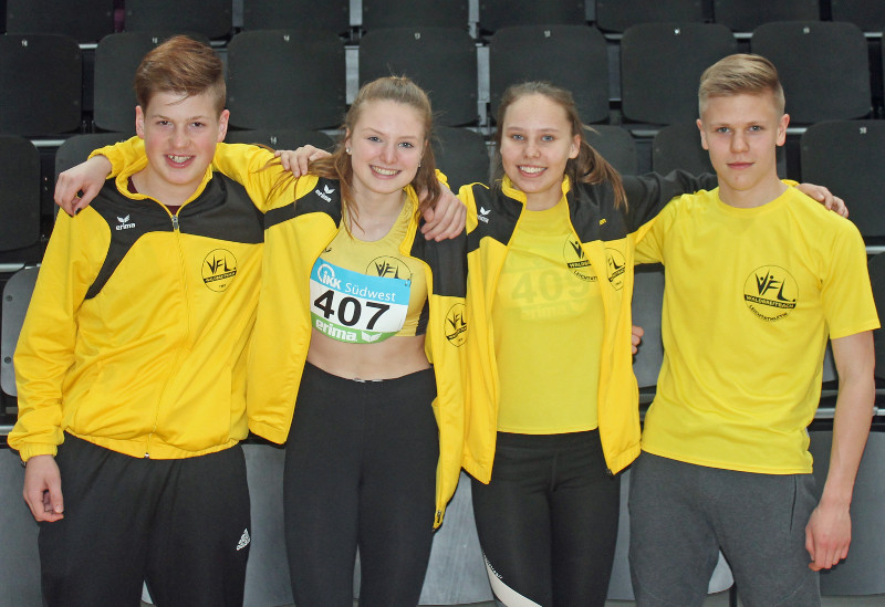 Drei Podestpltze waren fr VfL-Jugendliche bei Rheinland-Hallenmeisterschaften U16 in Koblenz drin. Foto: Verein