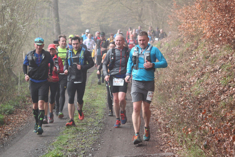 Der WiedtalUltraTrail fhrte ber 65 Kilometer mit 2100 Hhenmetern. Foto: VfL Waldbreitbach