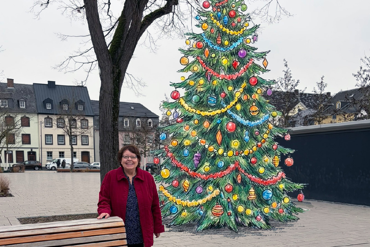 Weihnachtsbaum f�r den Marktplatz: Ein Wunsch