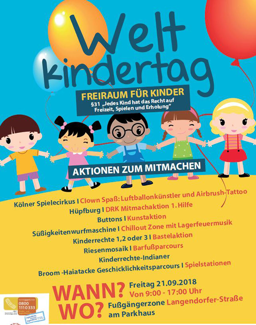 Kinder bernehmen am 21. September das Zepter