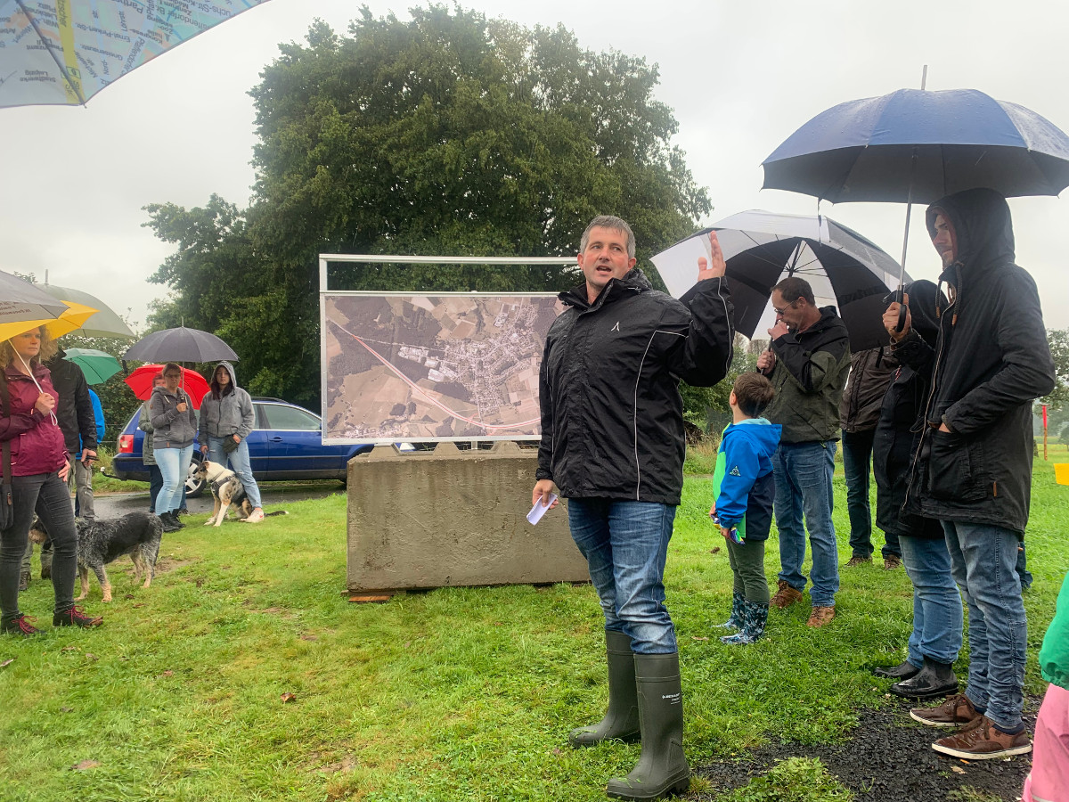 Werkhausen mobilisiert gegen die Nordvariante der B8 um Weyerbusch. (Foto: Privat)