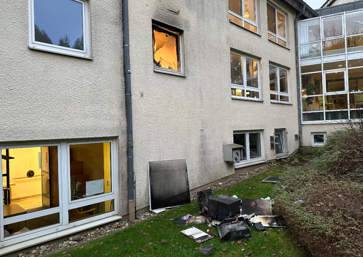 Die Teekche war in Brand geraten. (Fotos: Feuerwehr VG Westerburg)