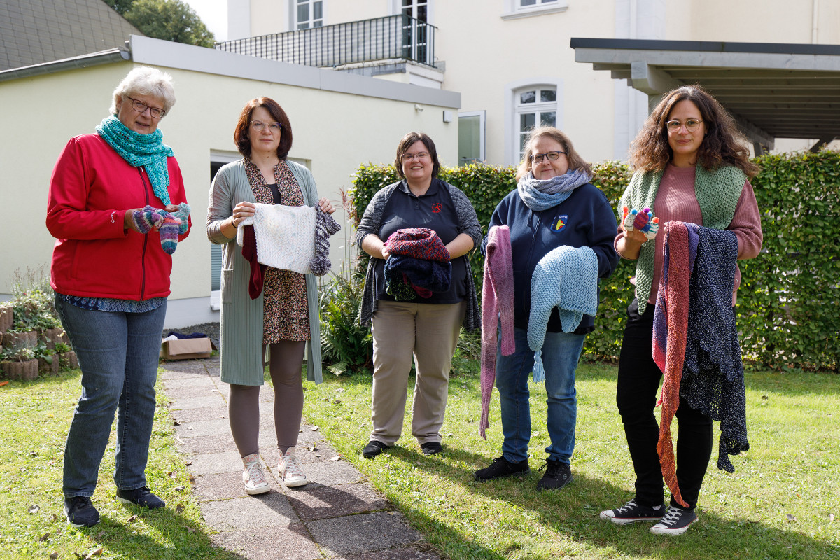 Selbstgestricktes soll Flchtlingen auf Lesbos helfen