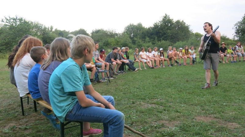 Vorfhrung bei der Talentshow im Abenteuer-Camp in Westernohe. Fotos. Veranstalter