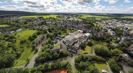 Die Westerwald-Brauerei von oben (Foto Westerwald-Brauerei)