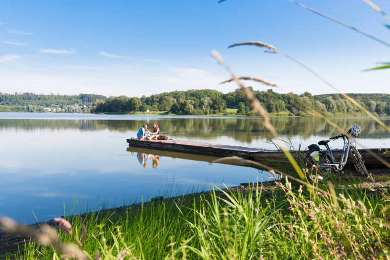 Auf dem 5-Seen-Radweg Natur und Wasser genieen