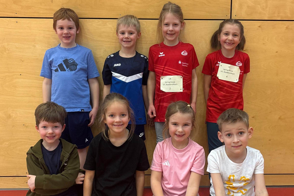 Team Springm�use und Powerflitzer U8. Fotos: VfL Waldbreitbach
