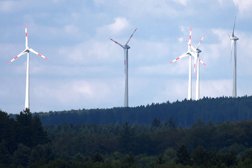 Windkraftanlagen im Westerwald. (Foto: Archiv)