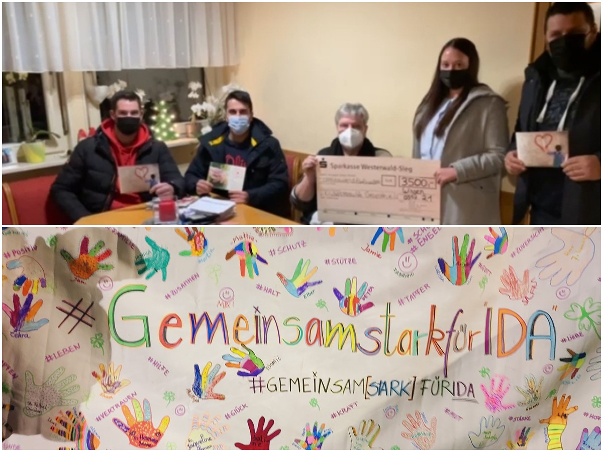 Spende bergeben: Fr Ida und viele andere kleine Kmpfer. Fotos: (Privat)