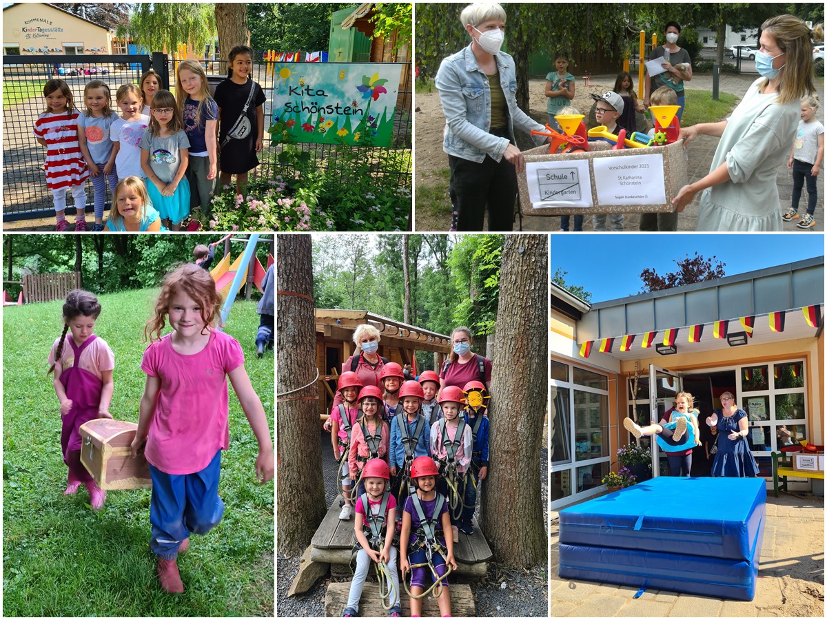 Die Kita St. Katharina Wissen hat die Schulkinder "rausgeschmissen". (Fotos: Privat)