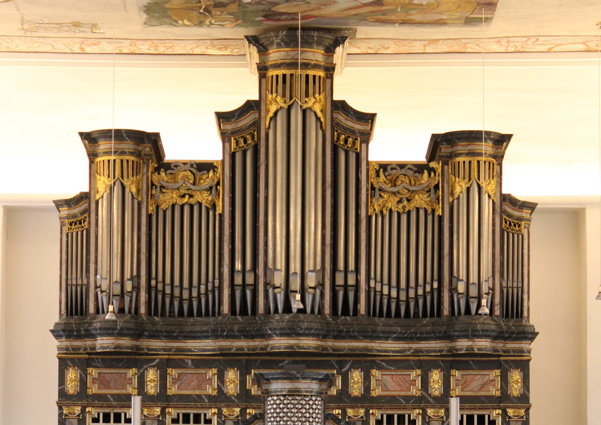 Erinnerung an die Hauptorgel in der Pfarrkirche Kreuzerhhung