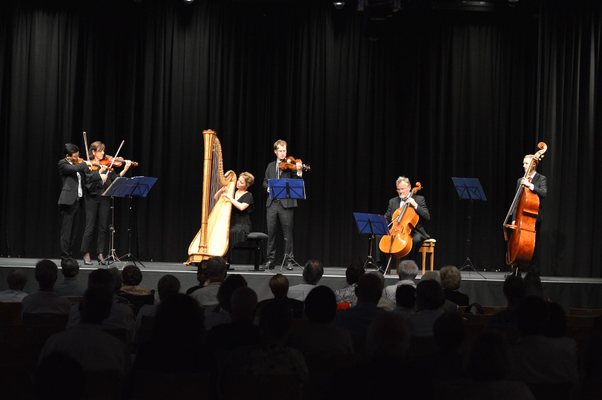 Das Mainzer Kammerorchester spielte im kulturWERKwissen zur mittlerweile 105. Serenade auf. (Fotos: Wissener eigenART, Michael Stahl)

