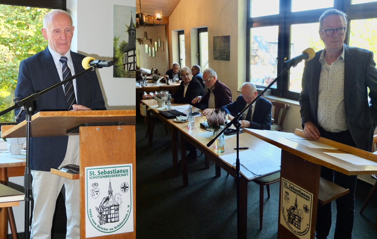 VdK-Kreisverbandsvorsitzende Erhard Lichtenthler (links) richtete Gruworte an die Teilnehmer, darunter Bernhard Herzog, Albert Rdder, Erhard Lichtentler und Thomas Schilling. (Fotos: VdK)