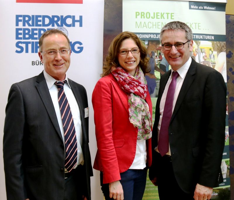 von links: Dr. Martin Grfe, Sabine Btzing-Lichtenthler und Hendrik Hering. Foto: privat