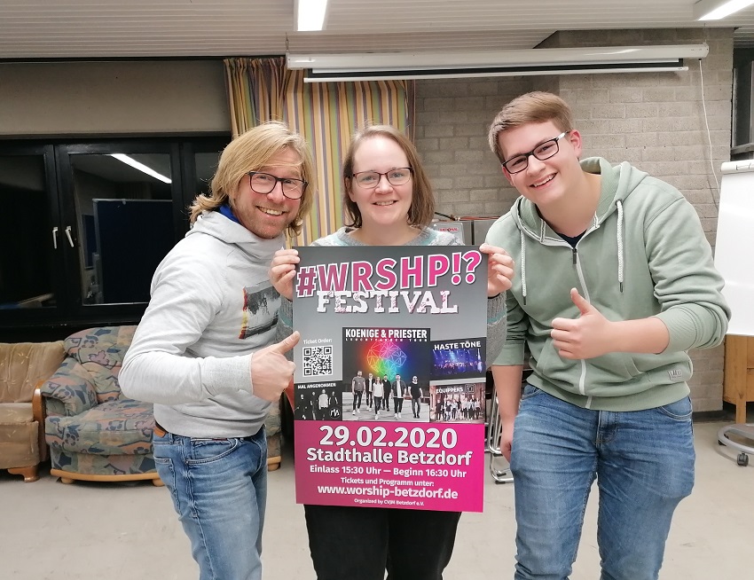 Vier Acts zeigen eine moderne Form des Worship auf der Bhne