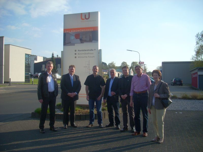 CDU-Fraktion besucht innovative Firma Wnsche in Nistertal