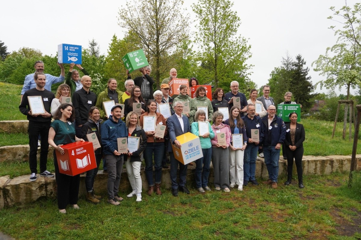 Zertifizierungsfeier BNE im Nationalpark Eifel (Foto: Sabine Kummer/Natur- und Geopark Vulkaneifel)