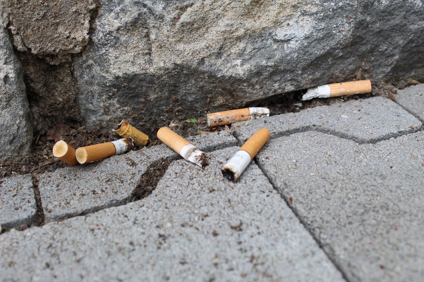 Bis zu 680 Millionen Kilogramm weggeworfene Zigarettenkippen jhrlich belasten die Umwelt. (Foto: AWB) 