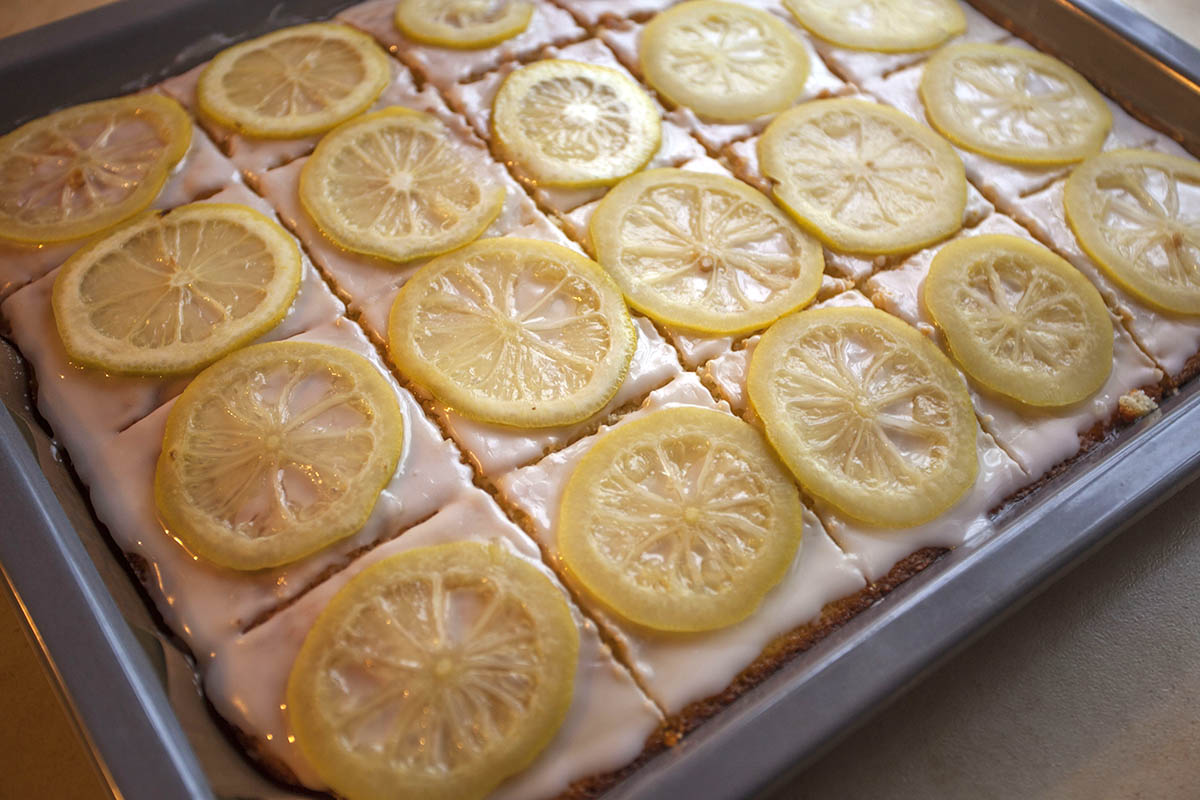 Westerwlder Rezepte - Buttermilchkuchen mit kandierten Zitronen