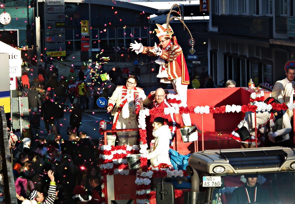 Prinz Marco I. beim Wissener Karnevlasumzug 2018 (Archivbild: rst)