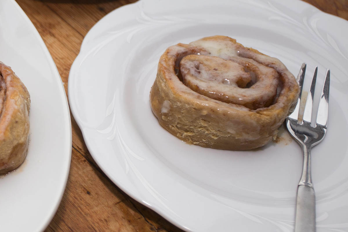 Westerwlder Rezepte - Zimtschnecken mit Frischkse-Glasur