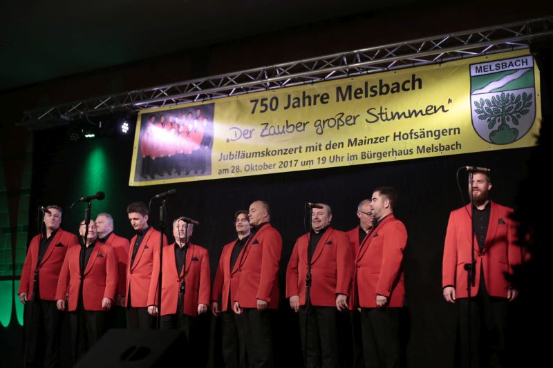 Standing Ovations fr die Mainzer Hofsnger in Melsbach