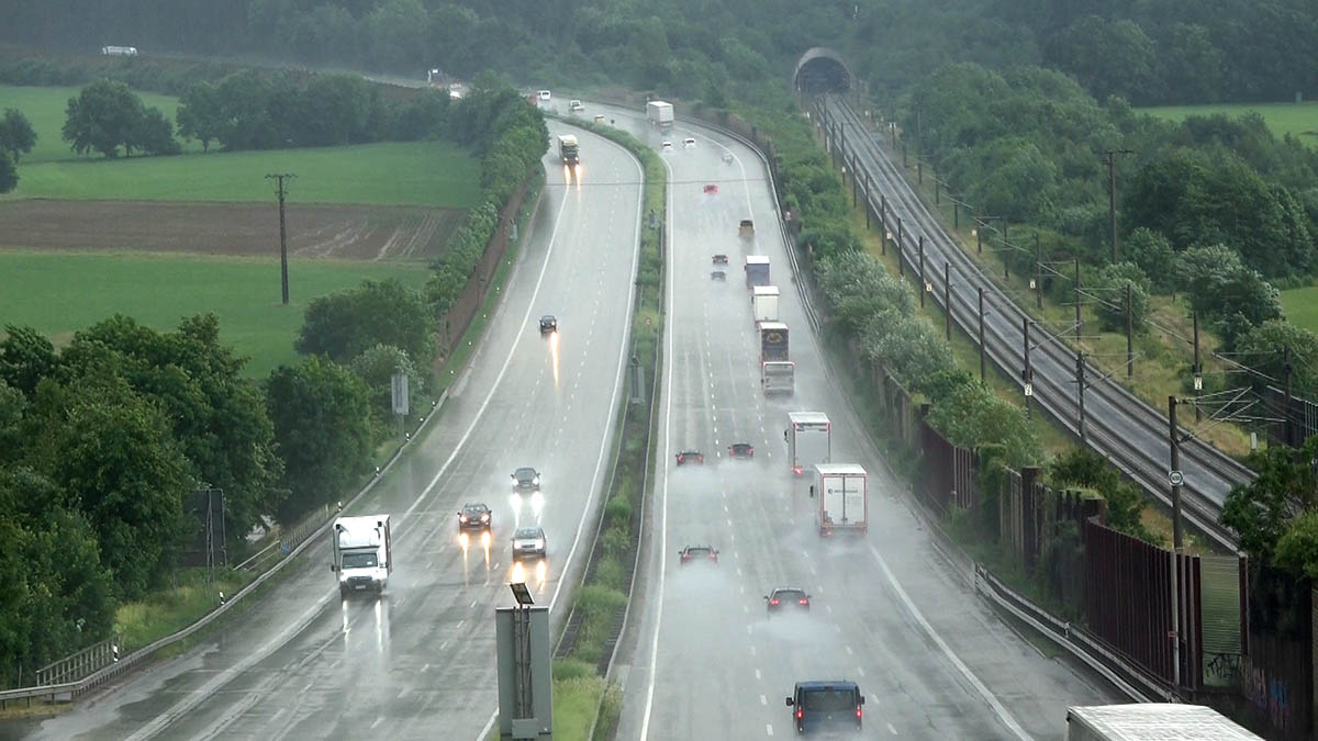 Unwetter zog ber den Westerwaldkreis