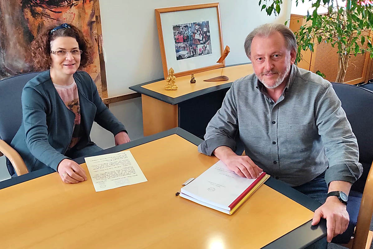 Gabriele Greis und Peter Klckner wurden ffentlich beschuldigt, sie htten sich vorzeitig impfen lassen. Foto: Reinhard Panthel