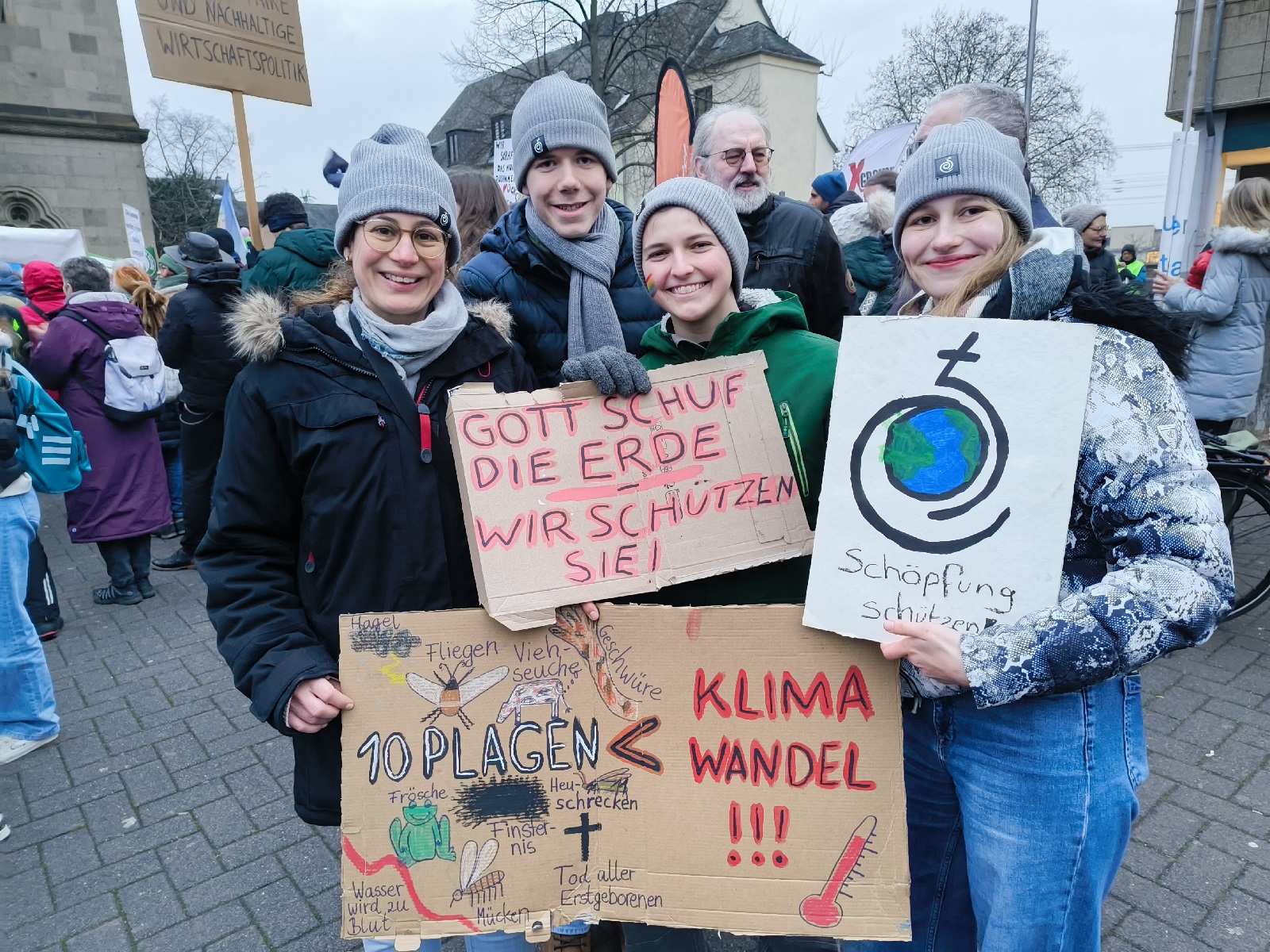 Evangelische Jugend im Westerwald demonstrierte in Koblenz fr Klimaschutz