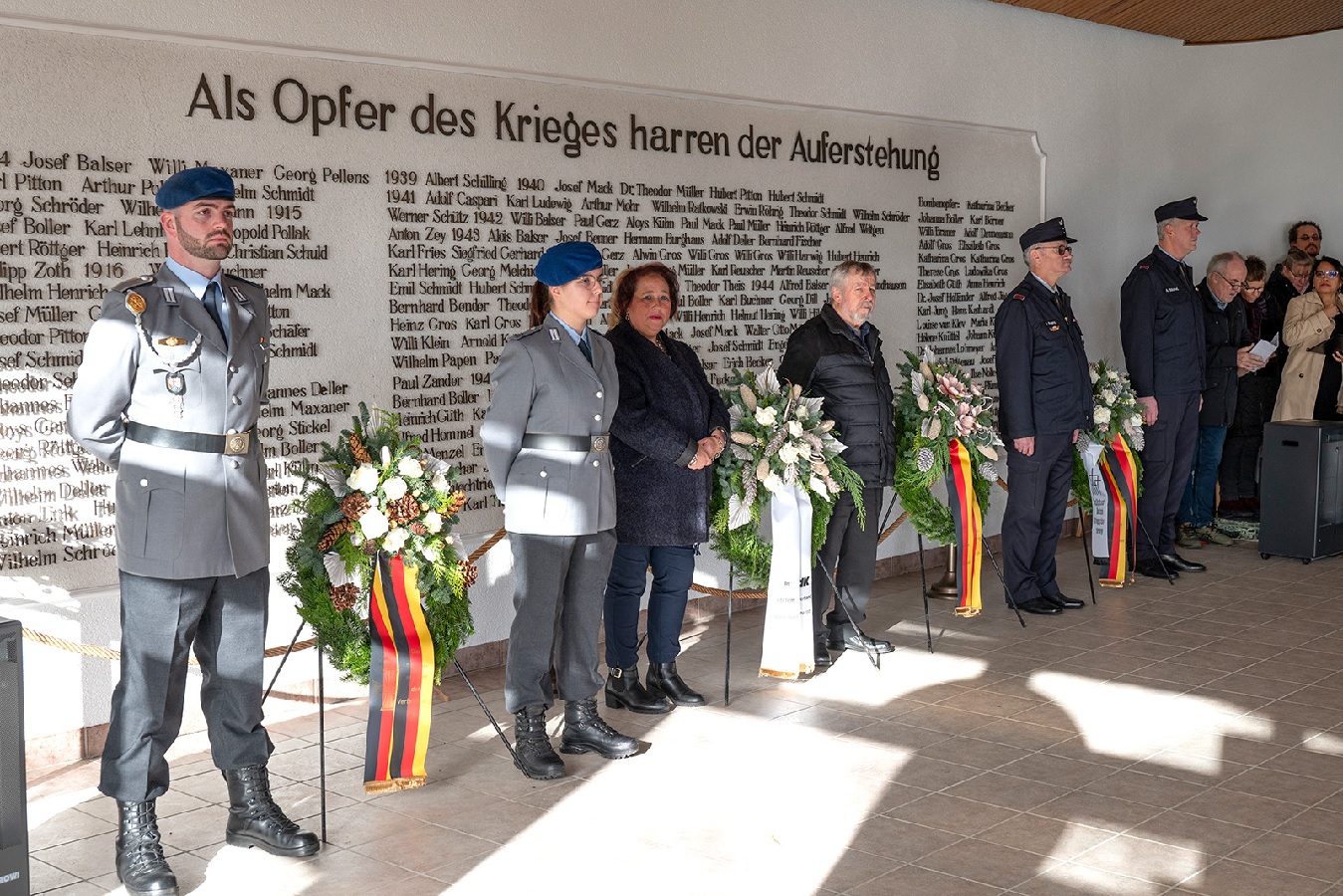 Gemeinsames Gedenken am Volkstrauertag in Rennerod