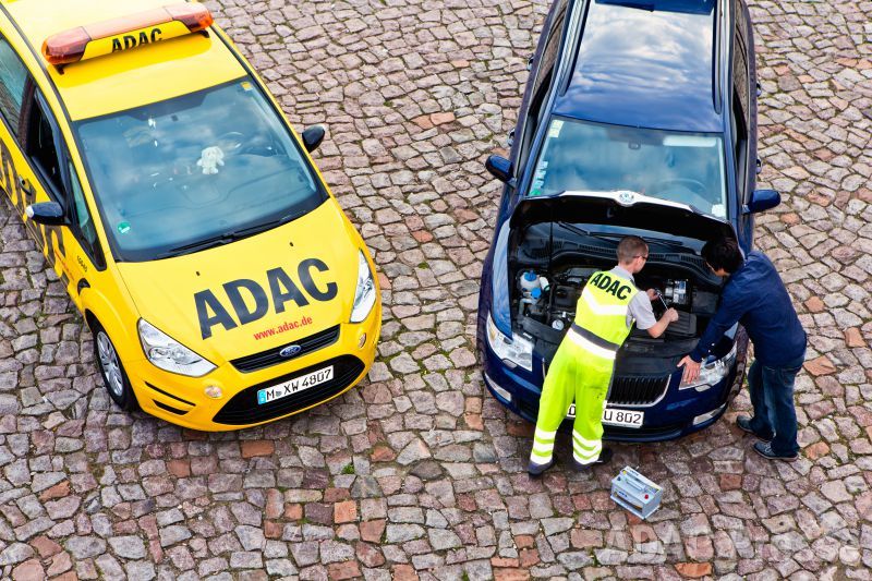 Gelber Engel im Einsatz. Foto: ADAC