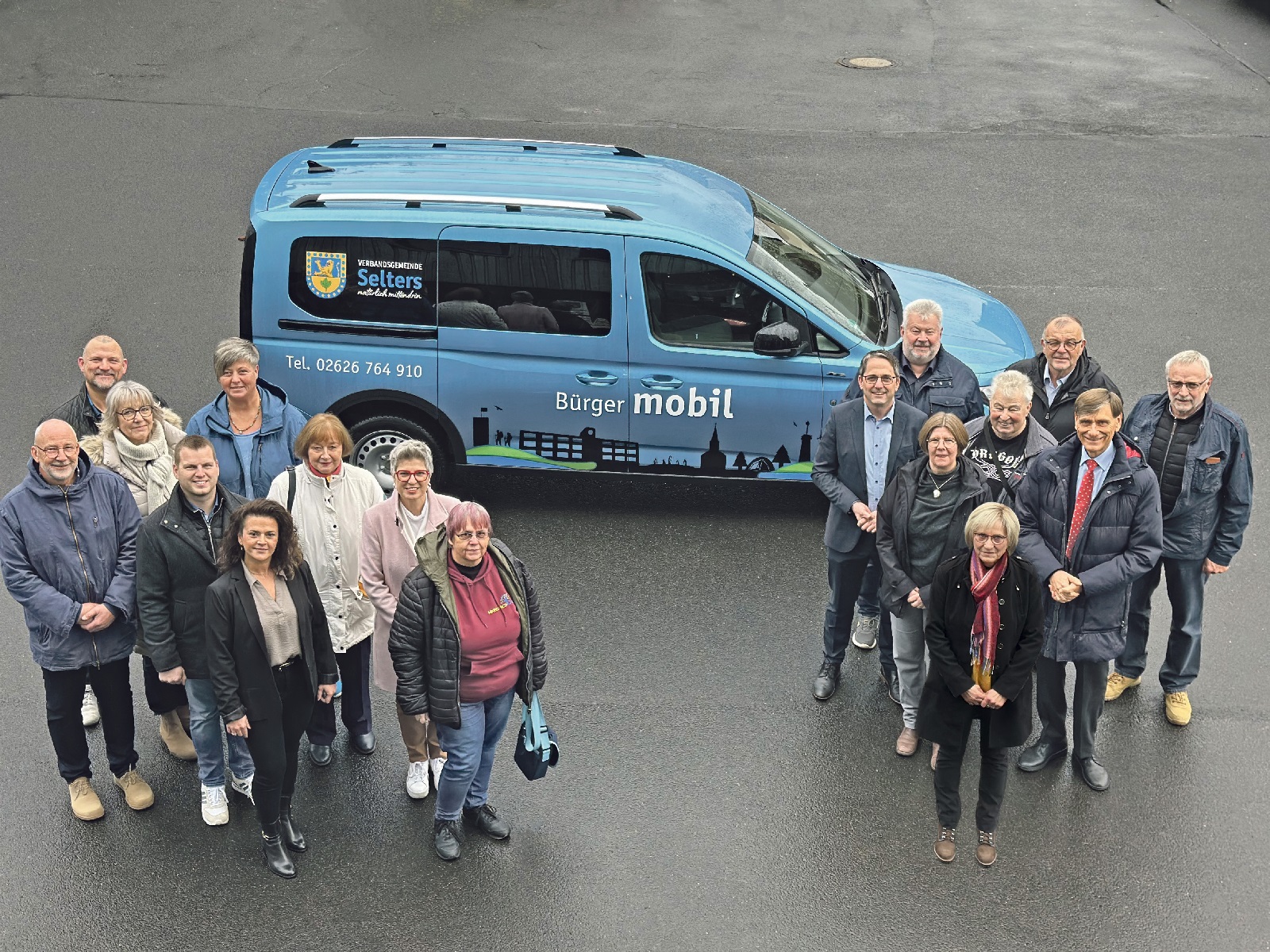 Verbandsgemeinde Selters feiert die Einweihung des 95. BrgerMOBILs in Rheinland-Pfalz