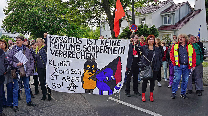 Neuwied ist bunt - Mahnwache gegen rechte Gesinnung