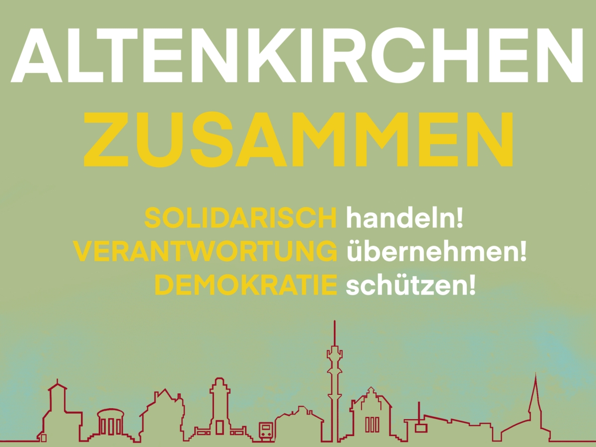 "Altenkirchen zusammen": Demo gegen "rechte Demagogie" am Sonntag (23. Januar) 

